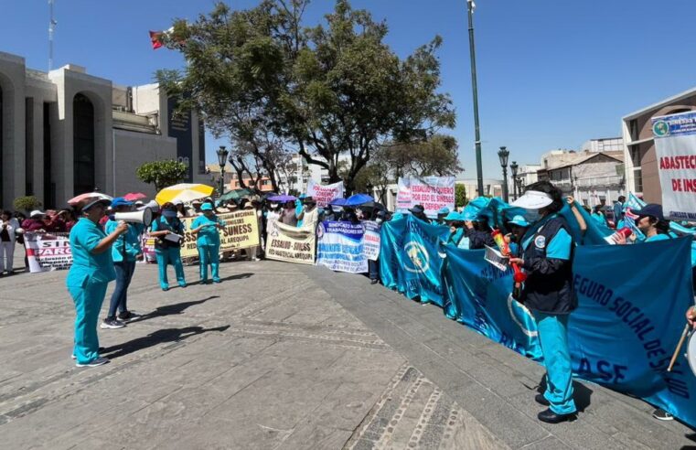 Trabajadores Ex-CAS Covid exigen pase al régimen 728 en Arequipa