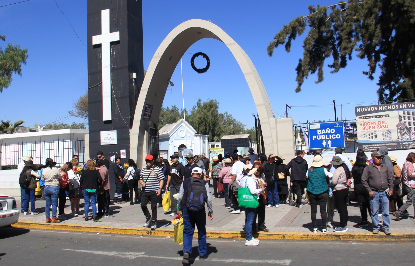 Cerrarán accesos al cementerio La Apacheta por festividades de Todos los Santos
