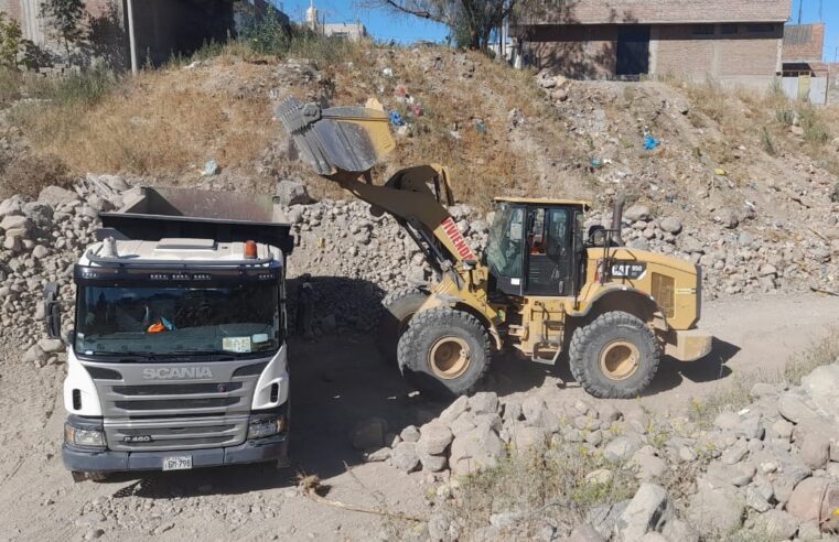 Limpian 22 km de zonas críticas para prevenir inundaciones por lluvias