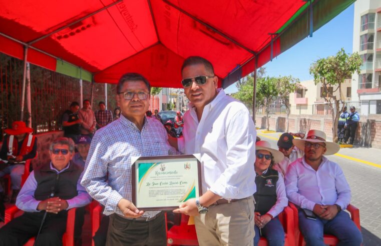 En Cayma inician construcción de vía que une a diversos pueblos