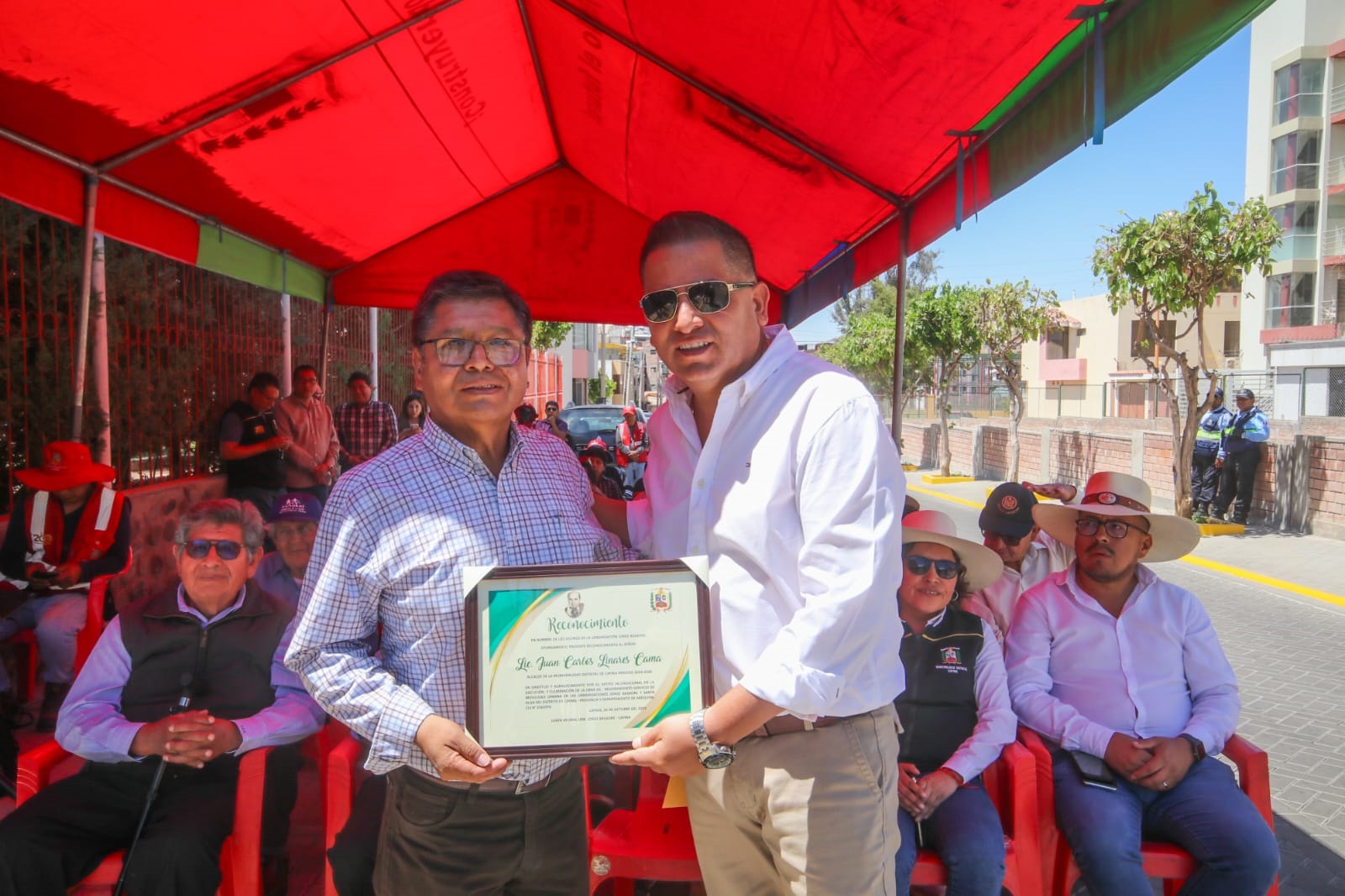 En Cayma inician construcción de vía que une a diversos pueblos