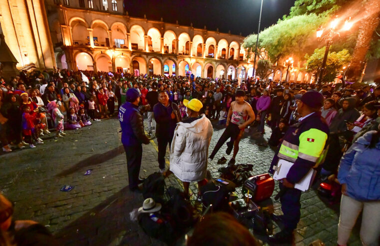 Implementarán plan para proteger la Plaza de Armas en días festivos