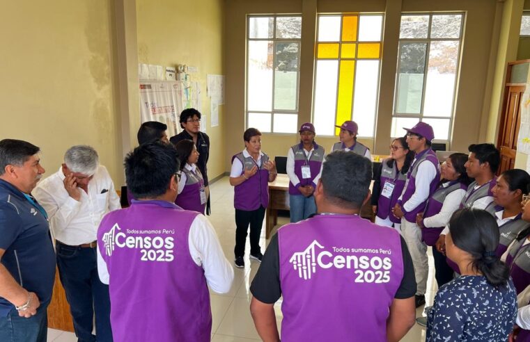 Supervisan avance de los Censos Nacionales 2025 en provincias