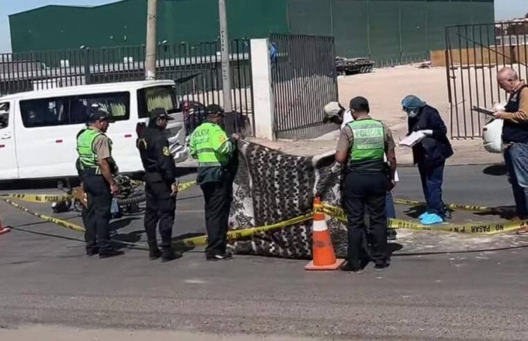 Motociclista muere tras ser arrollado por camión en Cerro Colorado