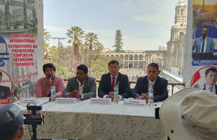 Buscan en Arequipa replicar medidas de El Salvador contra la extorsión