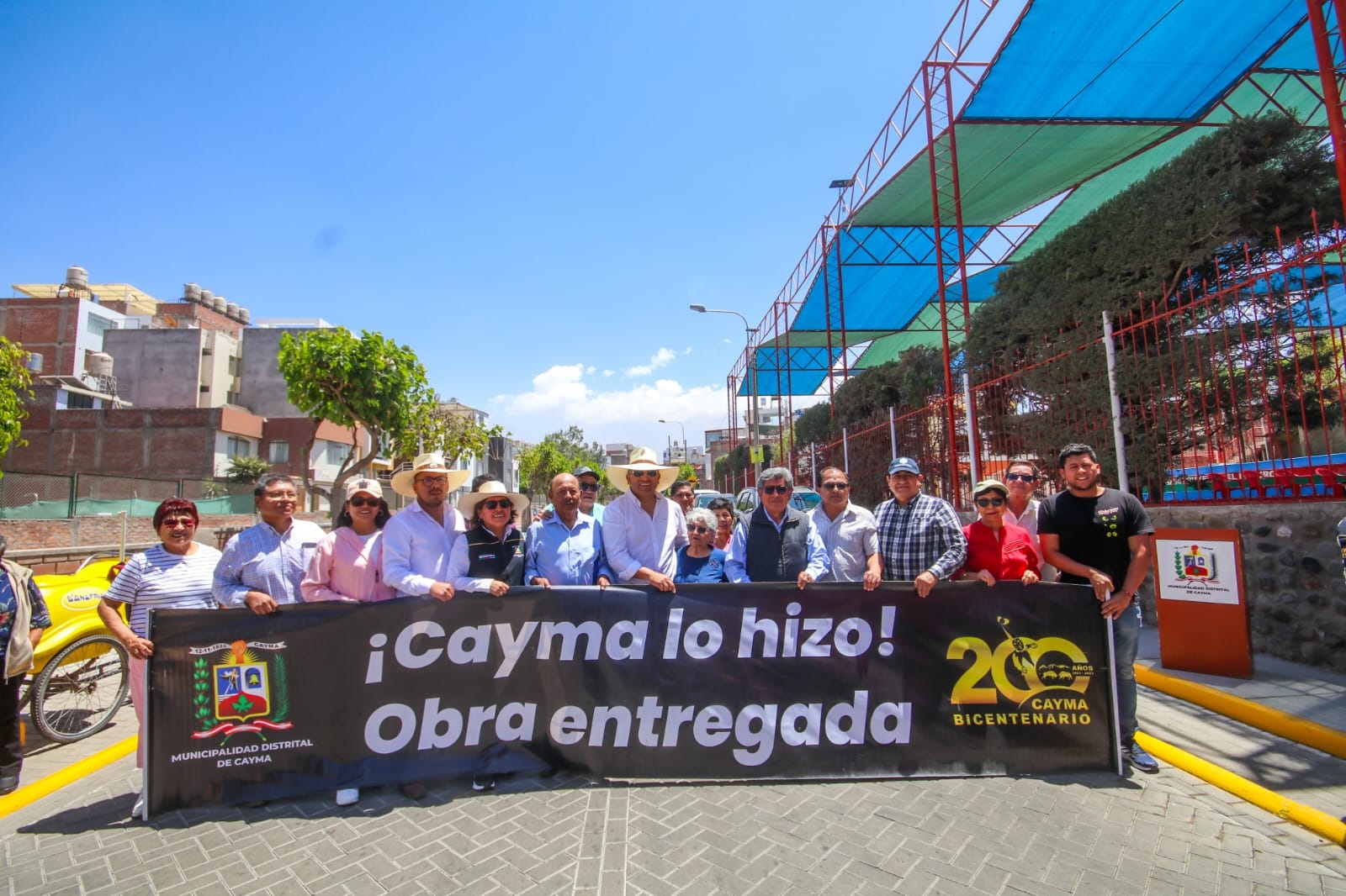Entregan nueva obra de mejoramiento vial y peatonal en dos urbanizaciones