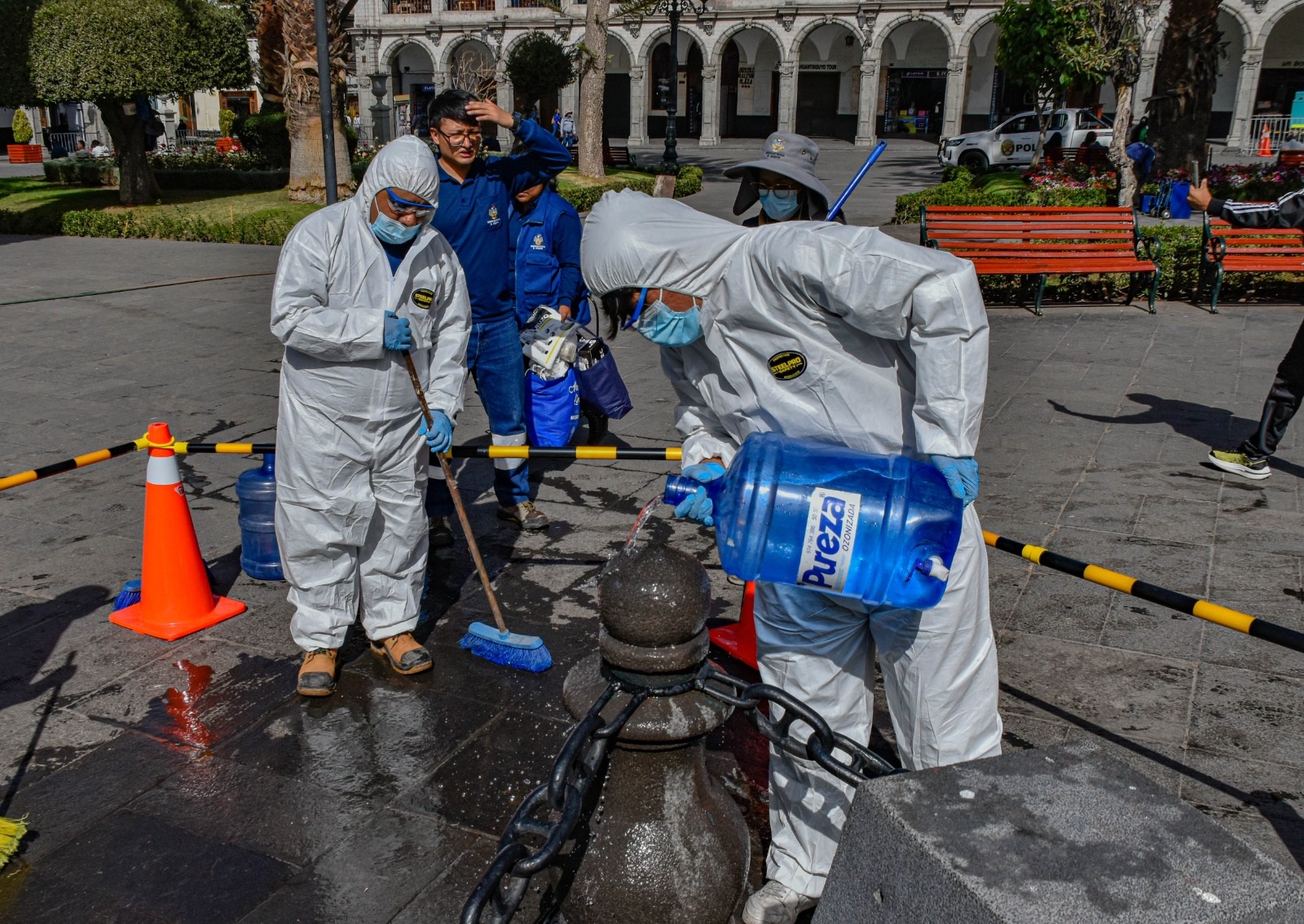 Realizan limpieza integral en alrededores del Tuturutu