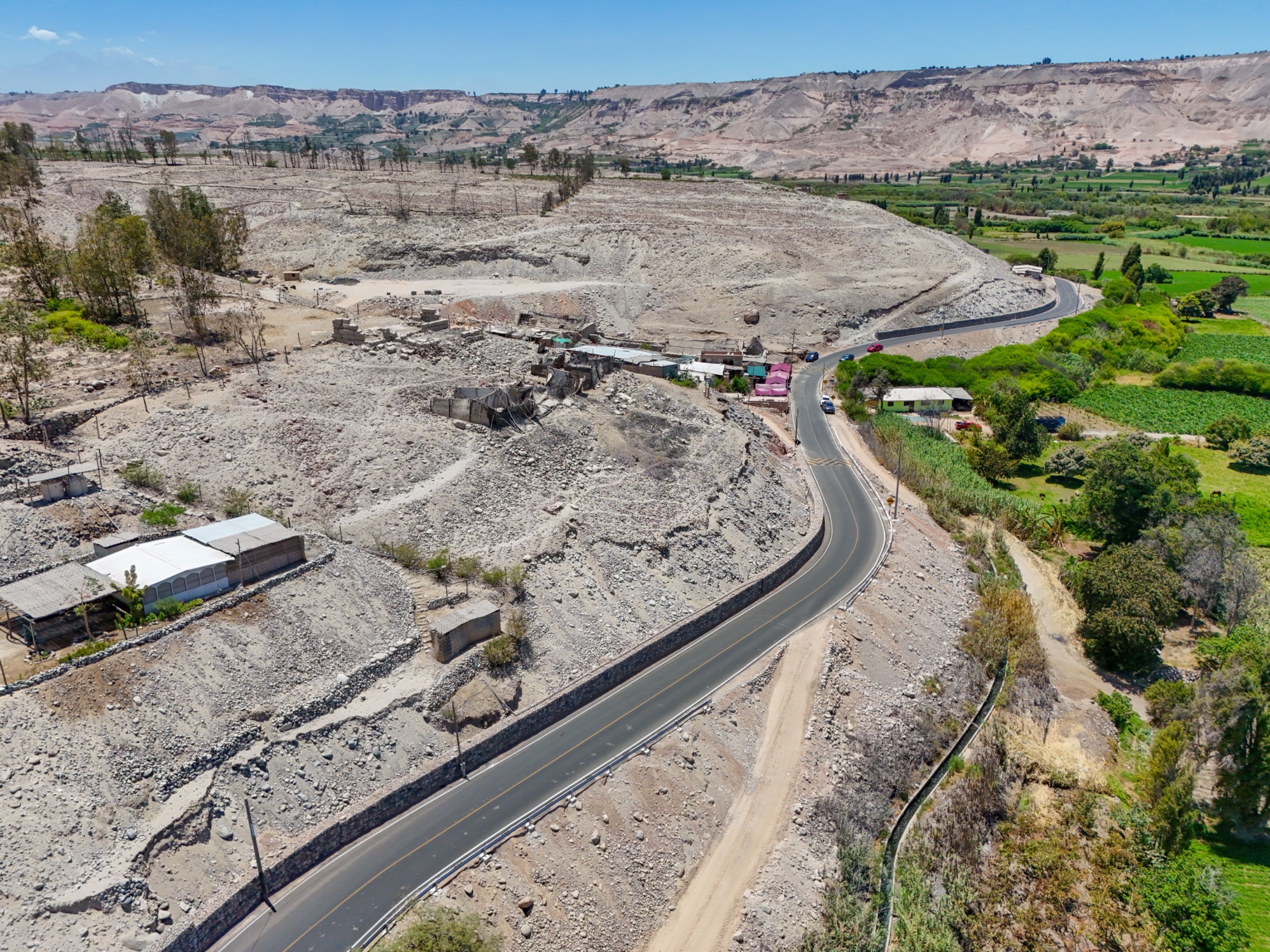 Tras 70 años de espera Vítor cuenta con nueva vía asfaltada