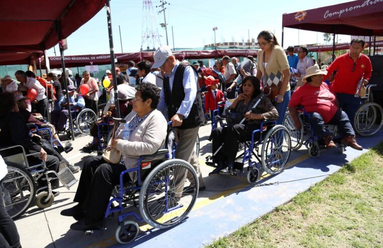 Se estima que en Arequipa hay más de 172 mil personas con discapacidad