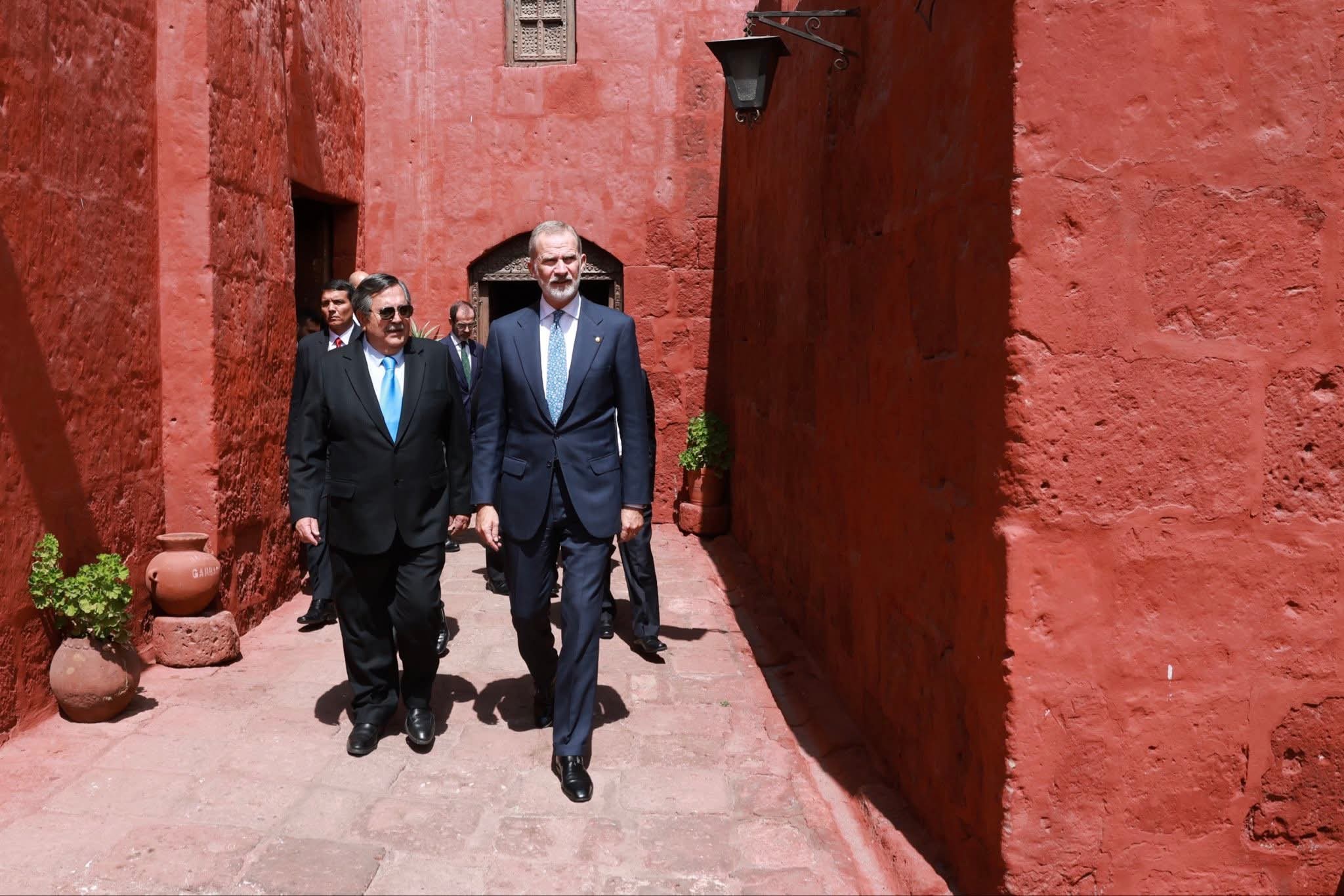 Así fue la visita del Rey Felipe VI en Arequipa