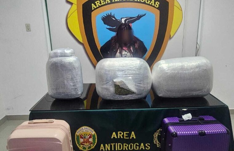 AREQUIPA. 19 años y con 55 kilos de droga