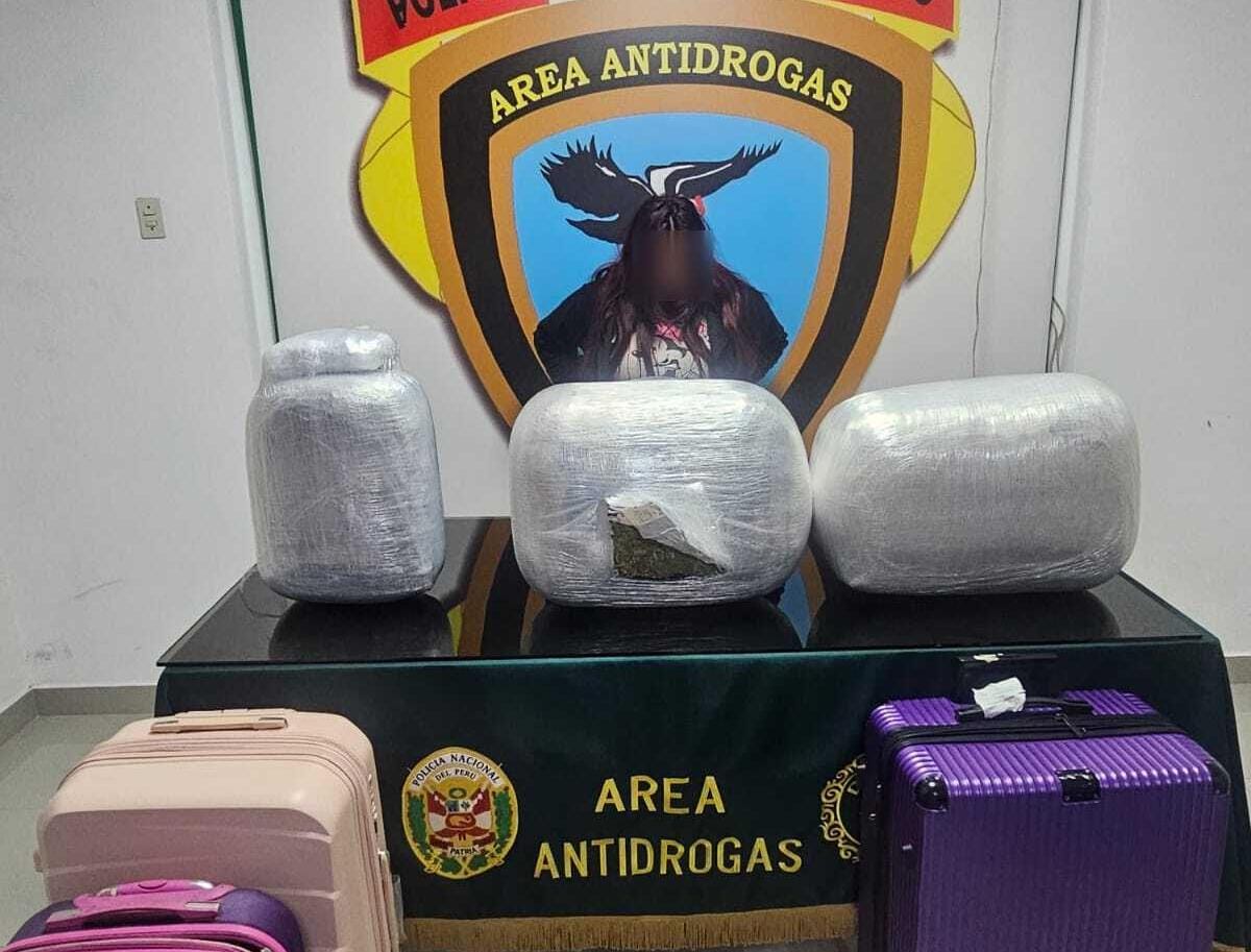 AREQUIPA. 19 años y con 55 kilos de droga