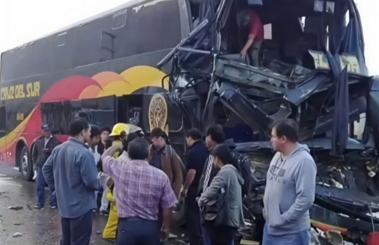 Conductor de bus interprovincial fallece en carretera Arequipa-Puno