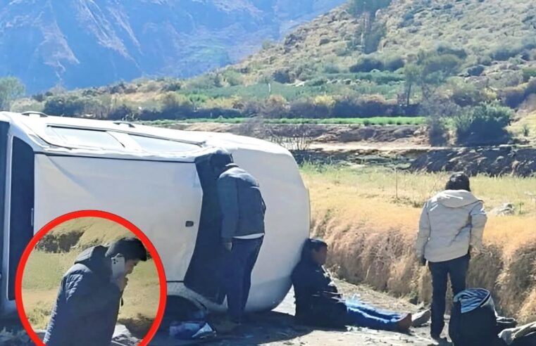 UGEL Norte abre investigación tras volcadura de camioneta en Cotahuasi