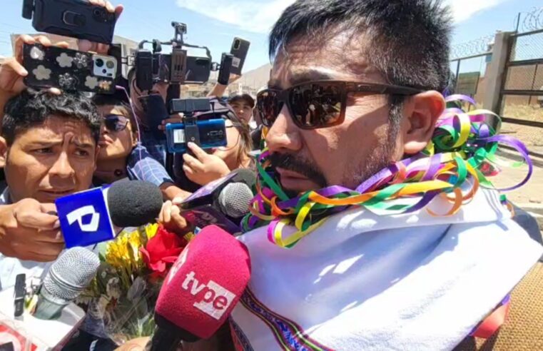 Cáceres Llica deja el penal de Socabaya y marca distancia de la política