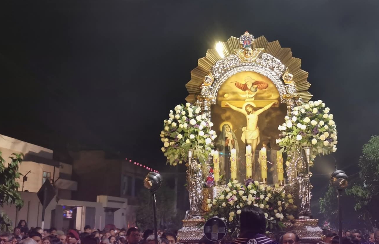 Hoy cambia recorrido del Señor de los Milagros