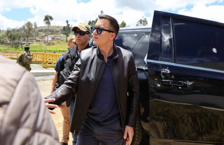 Denuncian «tentativa de asesinato» contra el presidente Noboa