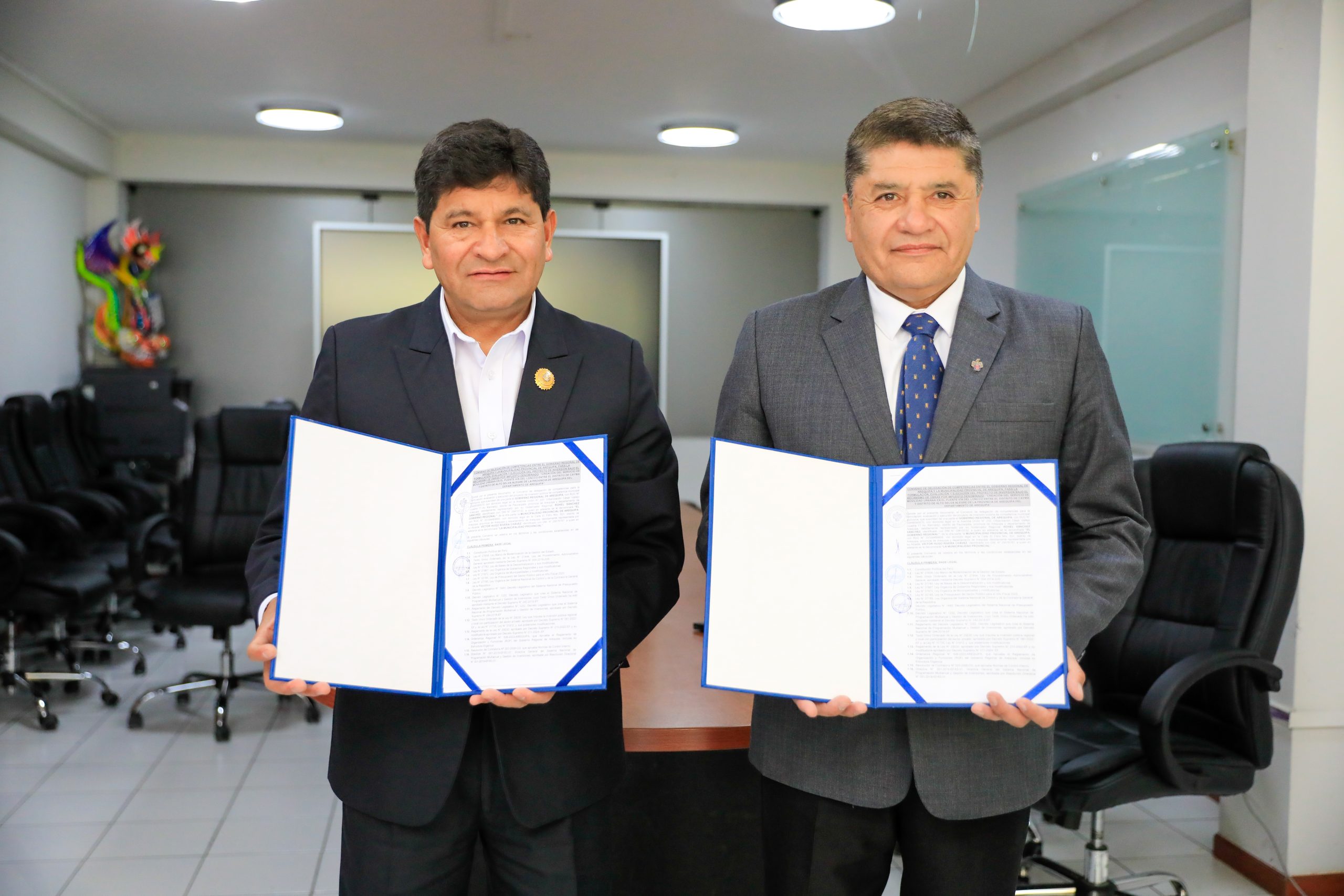 GRA asumirá ejecución de la vía del Loncco en Arequipa