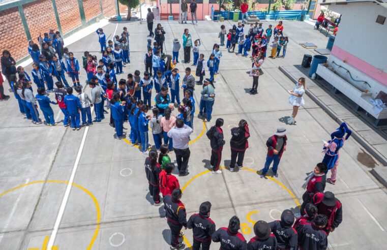 Fortalecen gestión de riesgo de desastres en instituciones educativas