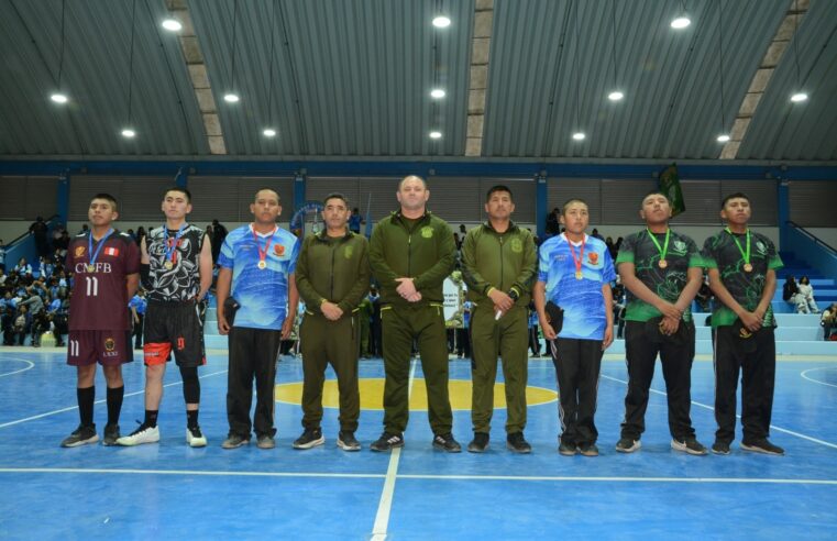 Seis colegios militares participan en olimpiadas