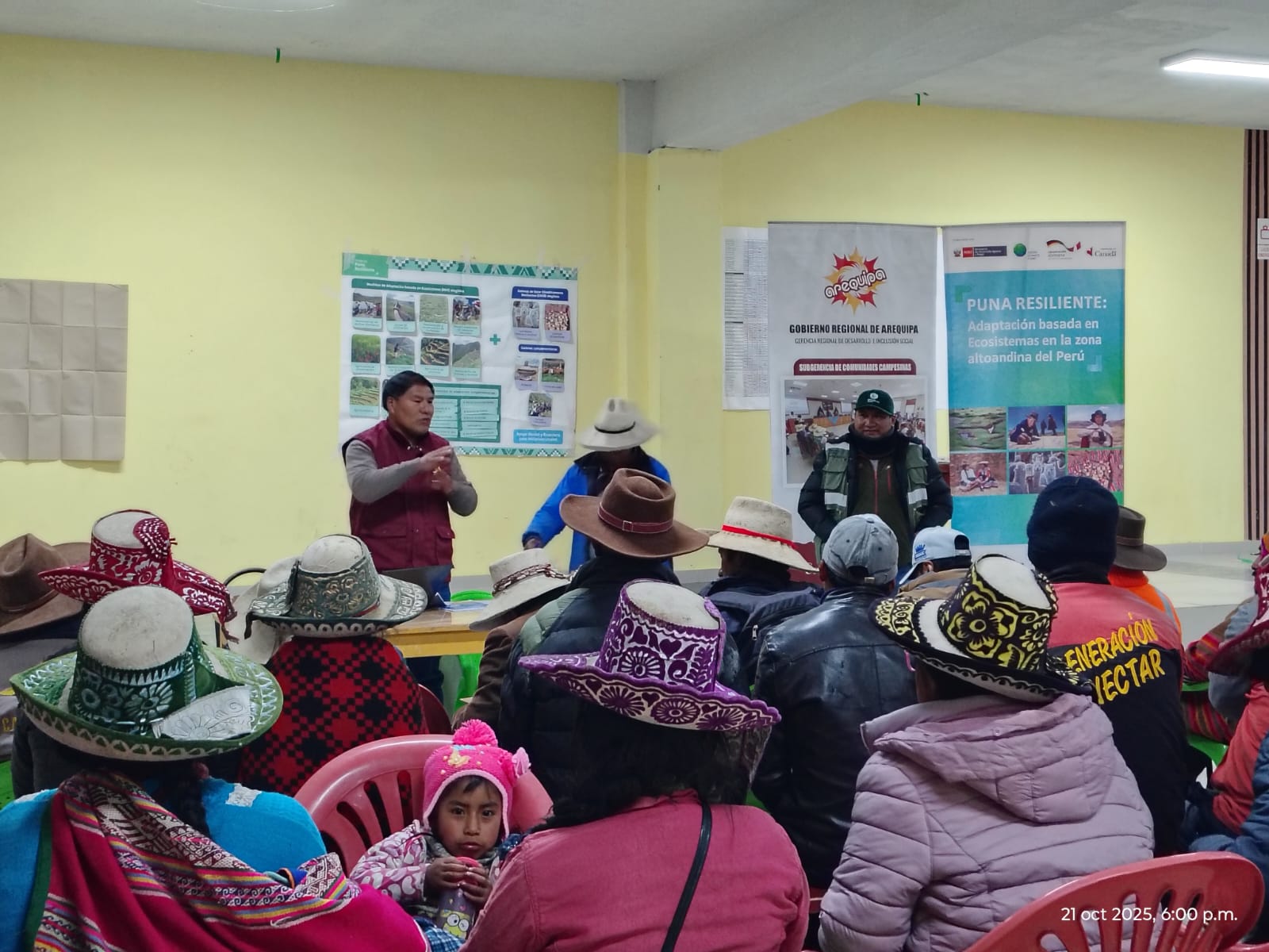 Fortalecen capacidades de comunidades campesinas de Orcopampa y Cayarani