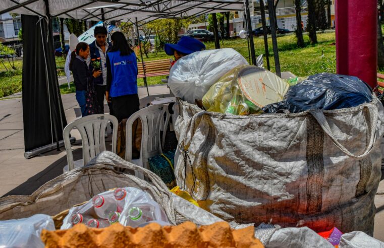 MPA recolecta 450 kilos de residuos inorgánicos