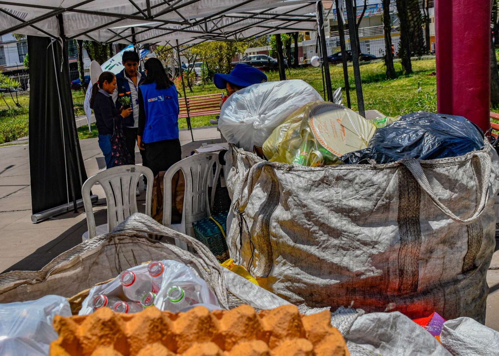 MPA recolecta 450 kilos de residuos inorgánicos