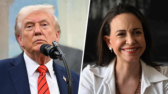 Trump dice que María Corina Machado fue «muy amable»