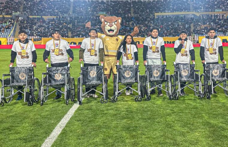 Cuarta entrega de sillas de ruedas tuvo Cusco FC, ejemplo