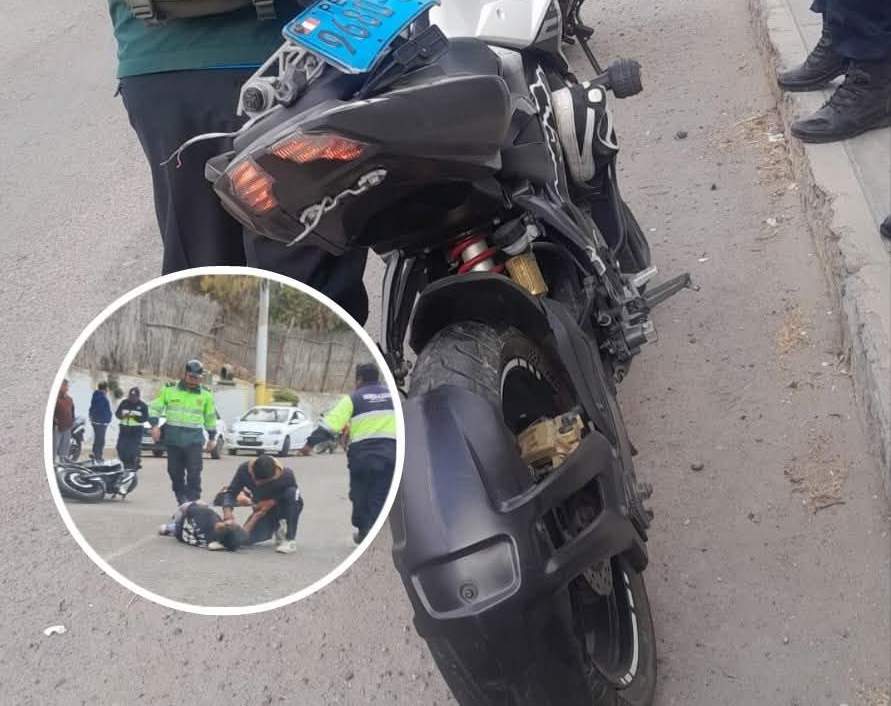 Jóvenes heridos tras despiste de motocicleta en Camaná
