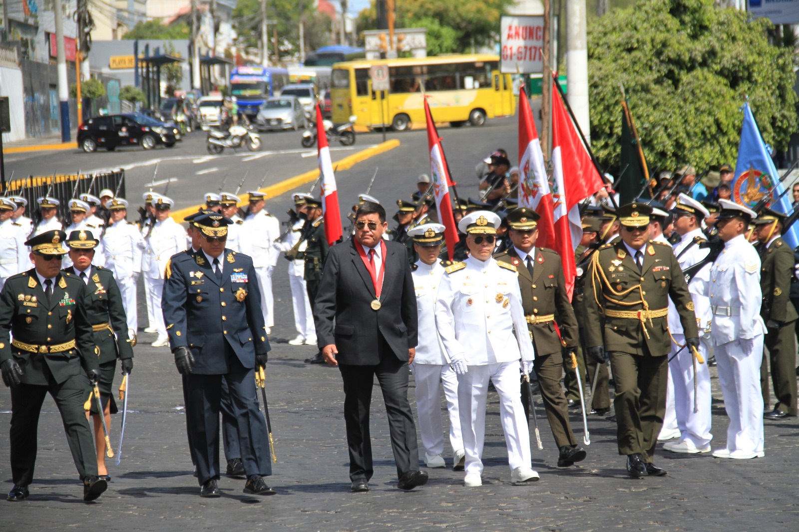 Arequipa rindió homenaje al héroe Miguel Grau en el 146° aniversario del Combate de Angamos