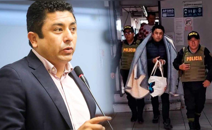 Congresista Guillermo Bermejo fue trasladado al penal de Ancón I