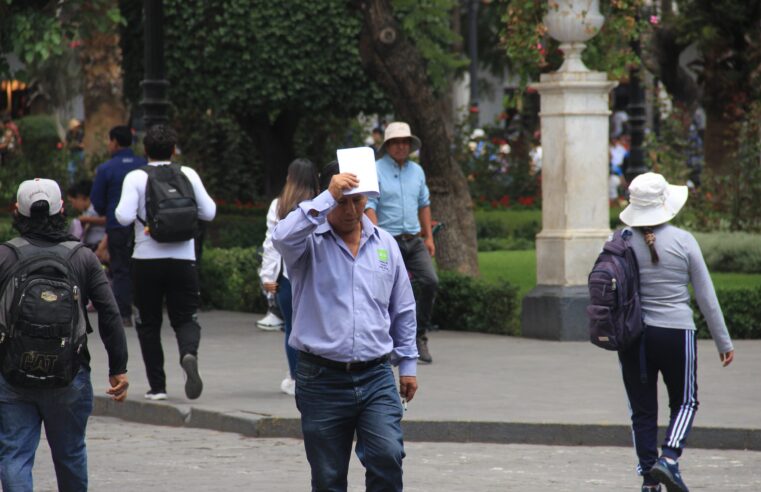Temperaturas de hasta 32 grados y radiación UV extrema en Arequipa