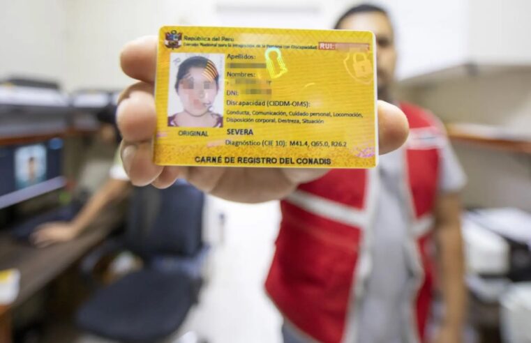 Menos del 11% de personas con discapacidad en Arequipa tiene carnet Conadis