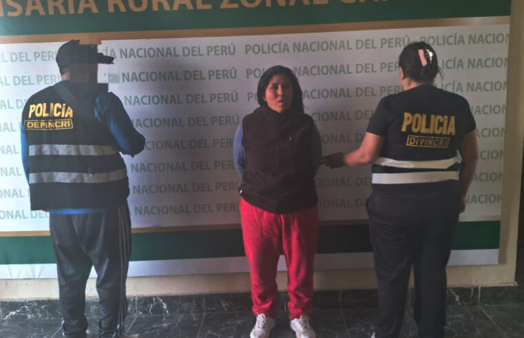 Detienen a camarada “Rocío” y a extranjero requisitoriado internacional por estafa