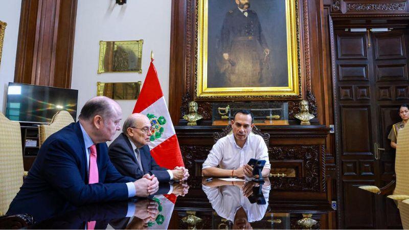 Presidente Jerí dialogó con Marco Rubio, secretario de Estado de EE.UU.