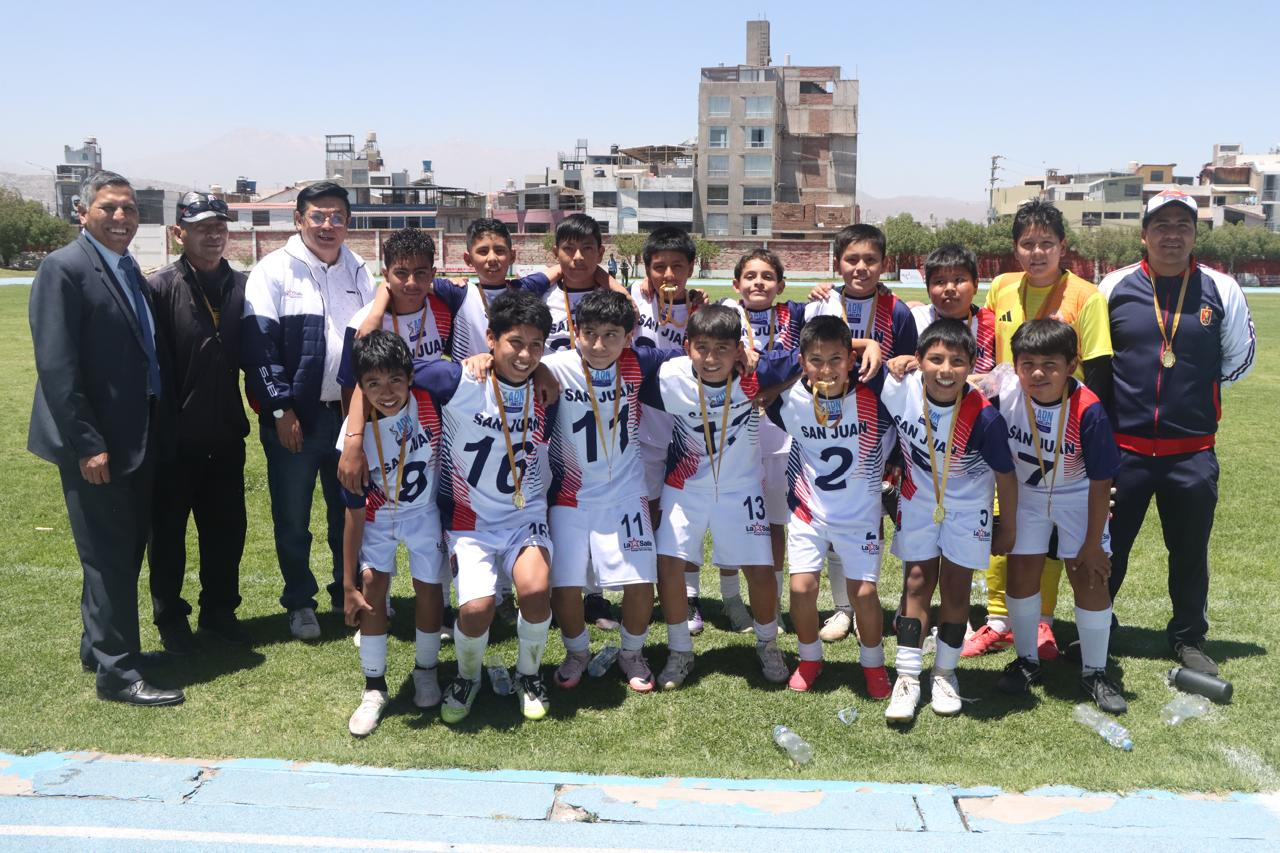 San Juan Bautista campeonó en juegos escolares Ugel Norte