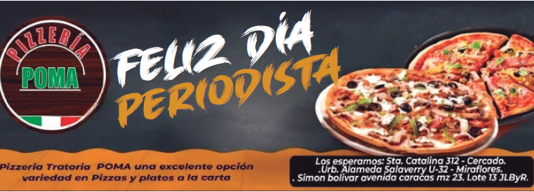 Pizzeria Poma – Dìa del Periodista