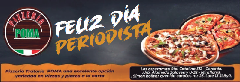 Pizzeria Poma – Dìa del Periodista