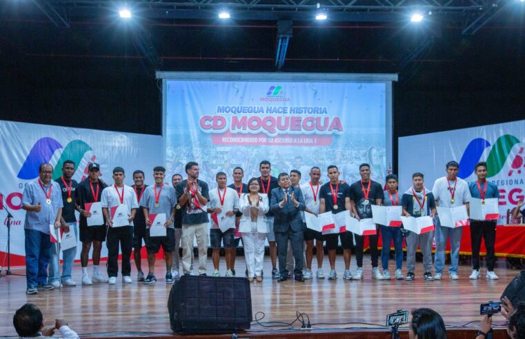 Gobierno Regional de Moquegua reconoce a su equipo ascensorista
