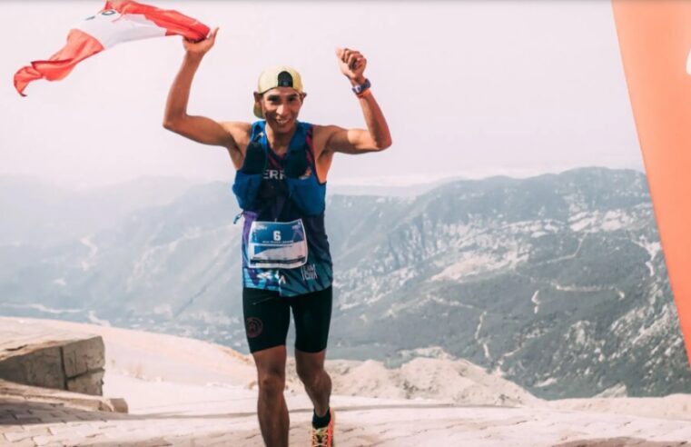 Arequipeño José Manuel Quispe en la final del Skyrunner World Series
