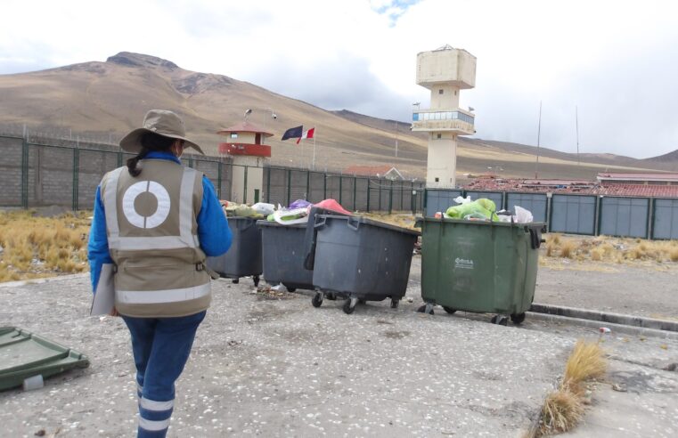 Supervisan manejo de residuos sólidos y de aguas residuales en Challapalca