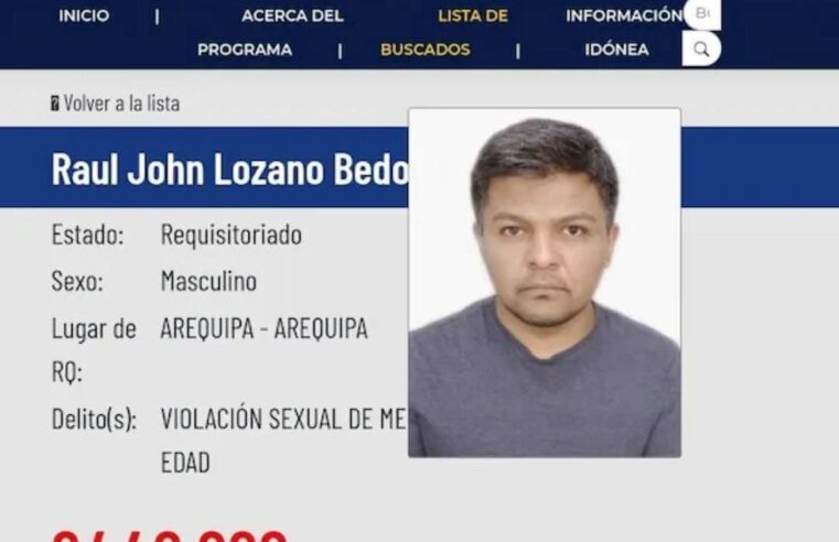 Ofrecen S/ 40 mil por exdocente del colegio Lord Byron acusado de agresión sexual