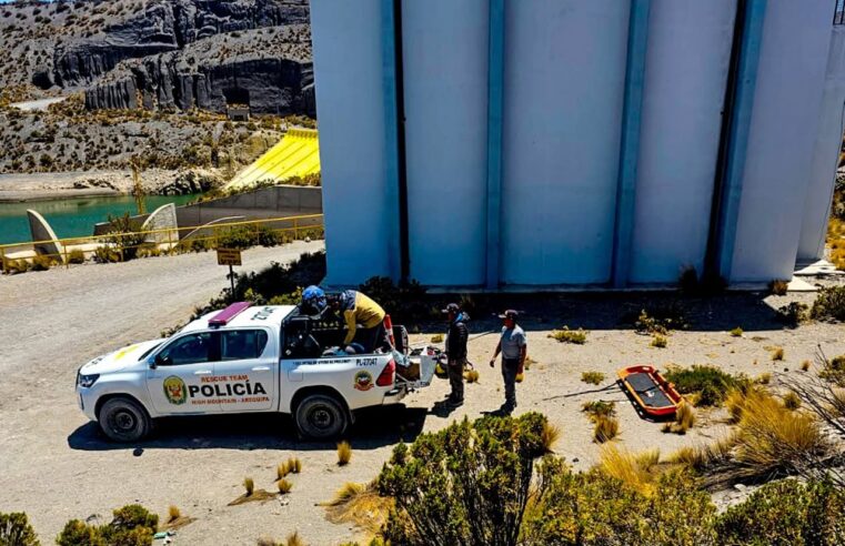 Trabajador de Autodema habría caído a represa Aguada Blanca