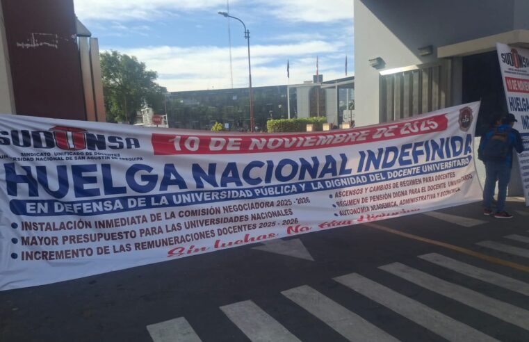 Clases en la UNSA se entenderían hasta el próximo año