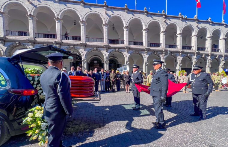 Arequipa despide a José García, símbolo de servicio y progreso