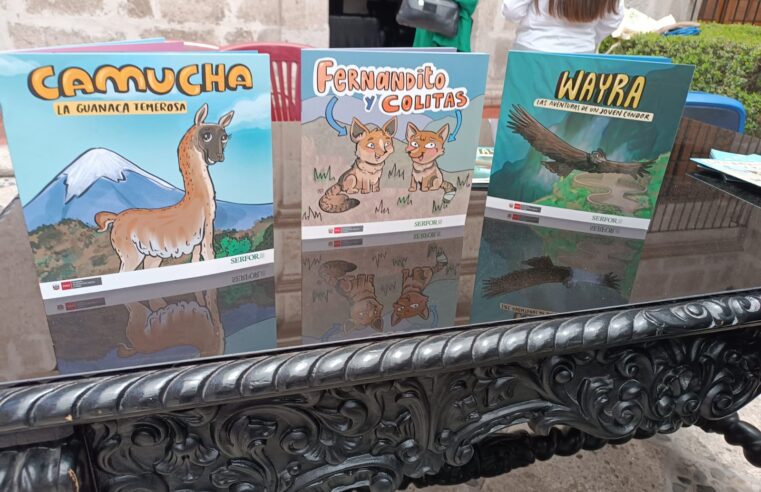Zorritos rescatados inspiran a niñas y niños en Arequipa