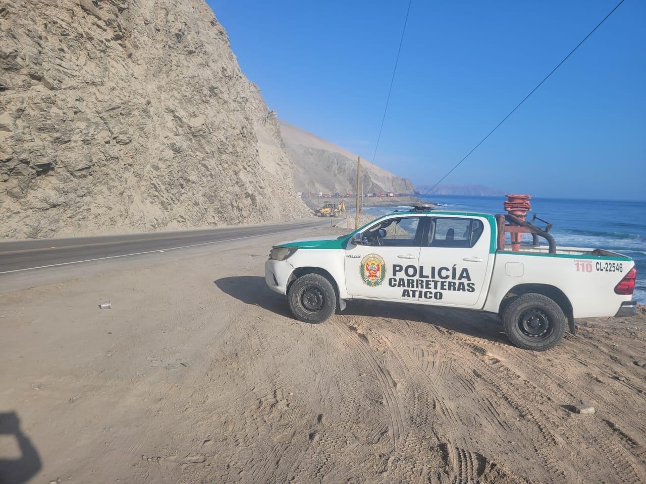 Se restablece el tránsito en la vía Panamericana Sur