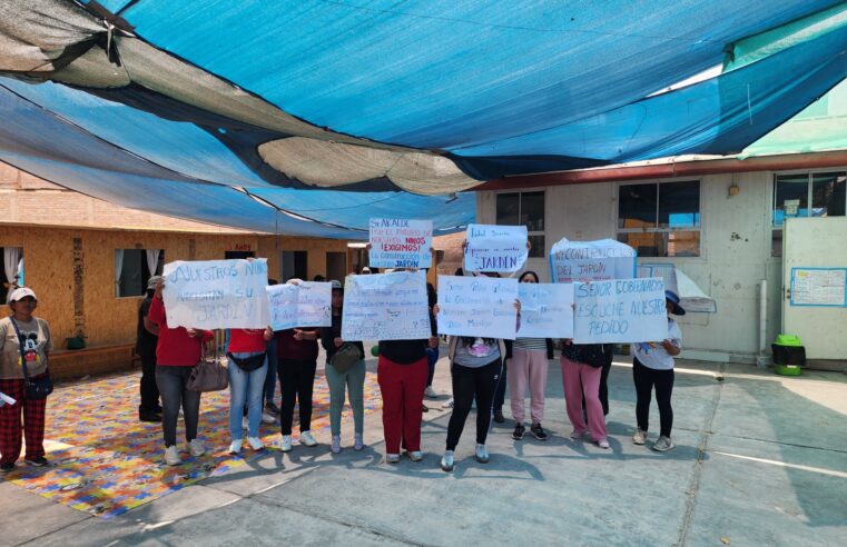 Abandonan reconstrucción del colegio Godofredo Díaz Manrique