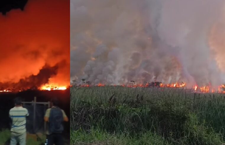 Gran incendio en SJL consumió fábrica, 4 casas y un colegio